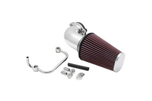 K&N Aircharger Performance Intake Textured Polished For 2007-2020 XL 883/1200 Models (Excl 08-12 XR1200) (63-1126P)