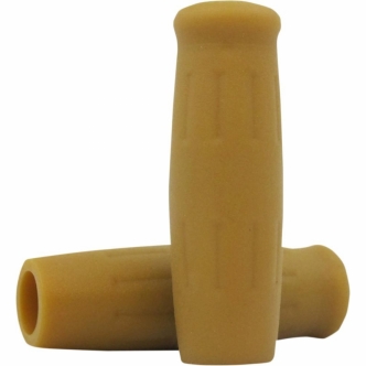 Lowbrow Customs Classic Grips In Natural For 1 Inch Handlebars (004092)