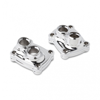 Arlen Ness 10-gauge Tappet Block Cover Kit in Chrome Finish For 2018-2020 Softail, 2017-2020 Touring Models (Sold in Pairs) (12-582)