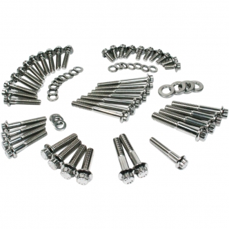 Feuling 12 Point Engine Fastener Kit in Stainless Steel For 2000-2006 Touring Models (3056)