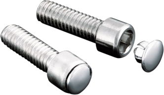 Kuryakyn Hot Spots Custom End Plugs For 5/16 Inch Allen Bolts In Chrome Finish (Pack of 7) (8117)