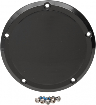 Drag Specialties Derby Cover in Gloss Black Finish For 2015-2022 Touring Models (D33-0110GB)