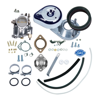 S&S Super G Carburetor Kit For 1957-1978 XL Sportster With O-Ring Heads Models (11-0424)