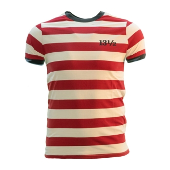 13 & 1/2 Magazine TSR Ringer T-Shirt Red/White Size Large (ARM047095)