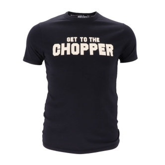  13 & 1/2 Magazine Get To The Chopper T-shirt Black Size Large (ARM678869)