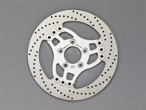 Harrison Billet P6 11.5 Inch 84 Holes Rotor In Polished, Clear Anodised or Black Finish For Pre 2000 Harley Davidson