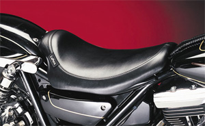 Le Pera Silhouette Foam Solo Seat With Smooth Cover For 1982-1994 FXR Models (L-858)