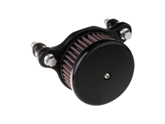 Joker Machine High Performance Air Cleaner Smooth In Black For Harley Davidson Softail, Dyna & Touring Models (02-140B)