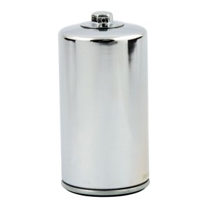 K&N Spin On Oil Filter For 91-98 Dyna In Chrome Finish With Top Nut (Repl. 63813-90 & 63812-90) (ARM308079)