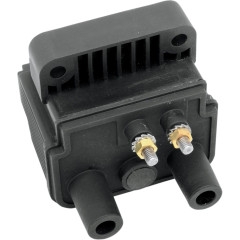 Drag Specialties 12V Mini Dual-Fire Ignition Coil - 5 OHM/Electronic Ignition/Dual-Fire (10-2041)