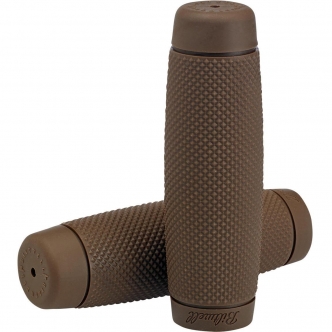 Biltwell 7/8 Inch Recoil TPV Grips in Chocolate Finish (6703-0478)