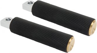 Arlen Ness Knurled Rider Pegs In Brass Finish For 2018-2021 Softail Models (07-944)