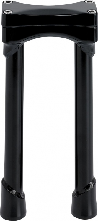 Biltwell 10 Inch TUV Approved Murdock Oversized Risers in Black Finish (6413-201-10)
