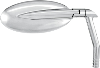 Performance Machine Oval Vision Mirror Assembly in Chrome Finish Fits Left & Right Side (Sold Singly) (0064-2029-CH)