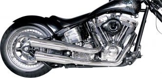 SuperTrapp 2-2 Custom Fatshots Exhaust System In Chrome Finish For 330 Wide Tire Right Side Drive (828-71420)