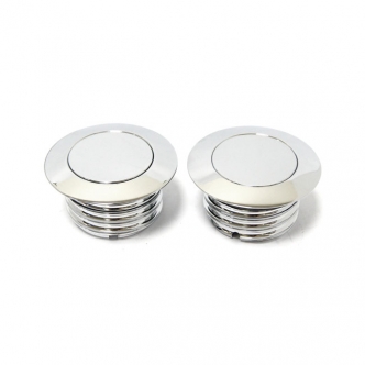 DOSS Pop-Up Vented & Non-Vented Gas Cap Set in Chrome Finish For 1996-1999 Harley Davidson Models (ARM640505)