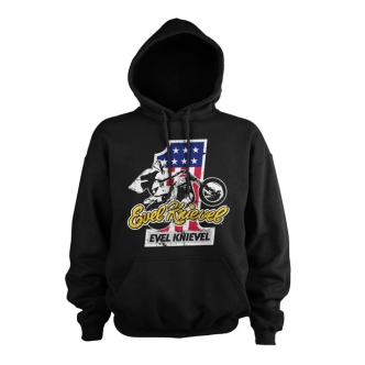 Evel Knievel No. 1 Hoodie Black Size Large (ARM329939)