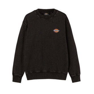 Dickies Icon Washed Sweatshirt Black Size Medium (ARM331249)